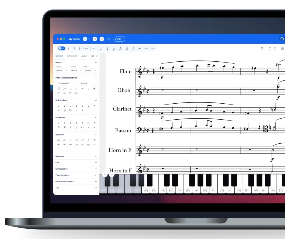 The Flat desktop app opened on a laptop